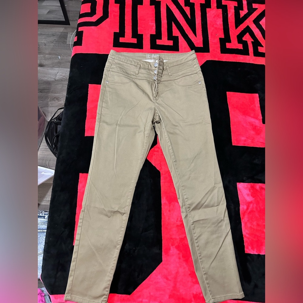 Khaki Skinny Jeans